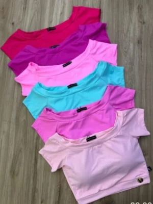 cropped sueli poliamida