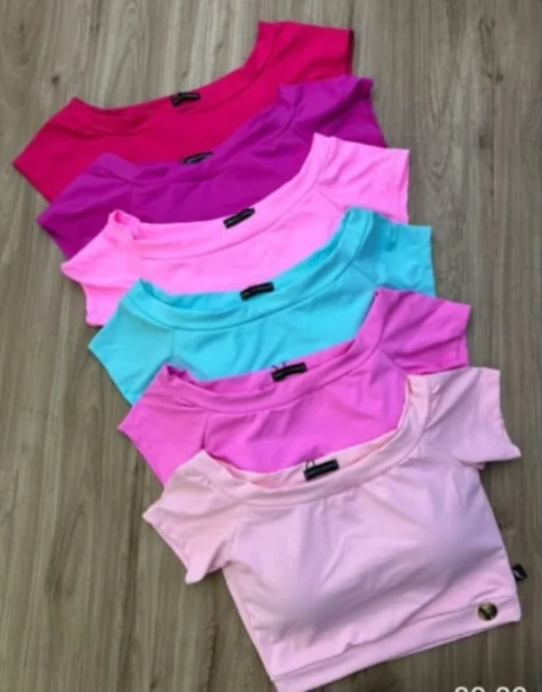 cropped sueli poliamida