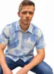 Camisa Malvo Botão Estampada